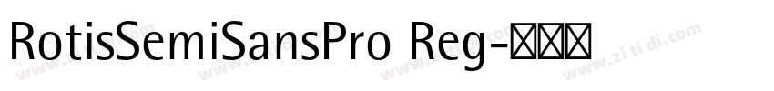 RotisSemiSansPro Reg字体转换